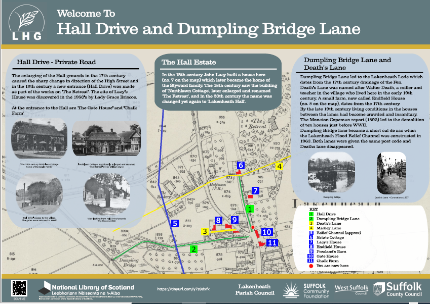 Hall Drive and Dumpling Bridge Lane