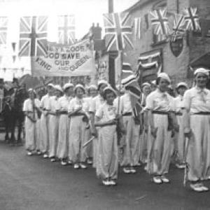 0001E The Coronation Parade 1937