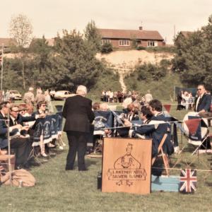 023SB Lakenheath Silver Band 1984 Carnival on Football ground