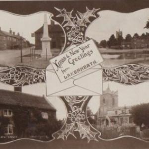 003M Xmas and New Year greeting from Lakenheath postcard
