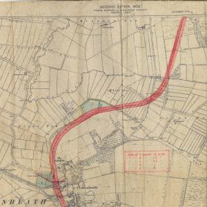 004M Map used in 1952 to show proposed Relief Channel