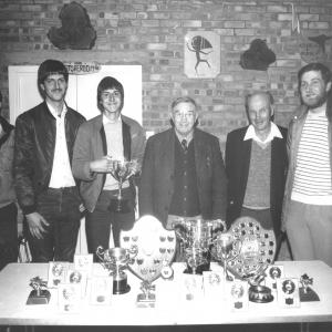 0005P Henry Smith presenting Fishing Trophies