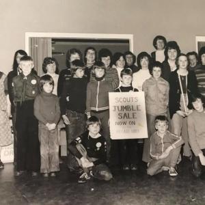0006P Jumble Sale Lakenheath Village Hall 1977