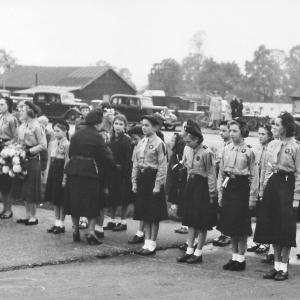 0037P 1950s Amistice parade