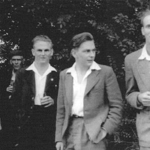 0039P Cecil Cooper Ernie Tuffs John Flack Arthur Flack Percy Rutterfod.
