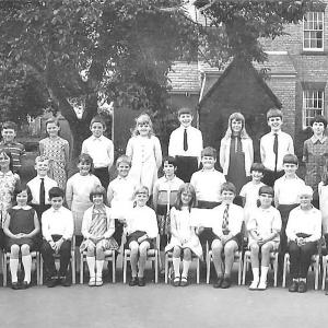 0047P Lakenheath CP around 1968. Celia Douglas teacher.