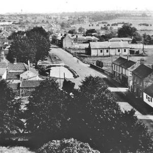 0001PL Aerial View from Church Tower looking South mid 1920s