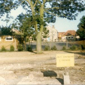 0013PL The car Park under construction Wings Road