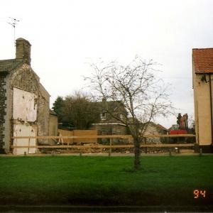 0034PL House removed Lakenheath High Street opposite the Peace Memorial Village Hall in 1994