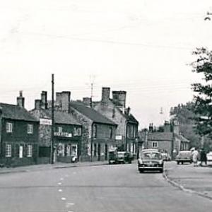 0081PL Lakenheath High Street 1970s