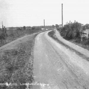 0088PL Looking up Broom Road early c20th.
