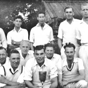 0010S Lakenheath Cricket Team 1950s