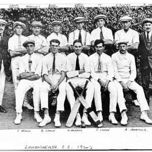 0012S Lakenheath Cricket Team 1920s