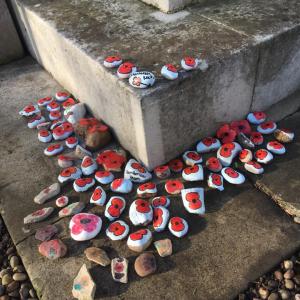 024WWI Lakenheath rocks contribution to the War Memorial 2