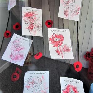 039WWI Poppies little fishes