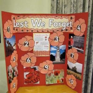 043WWI Little fishes Group display